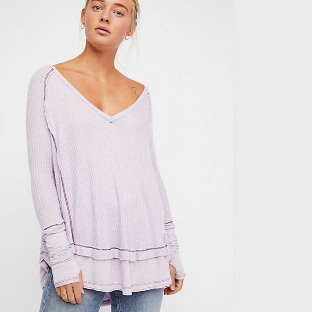 FREE PEOPLE Laguna Thermal Top. NWT - Picture 1 of 8